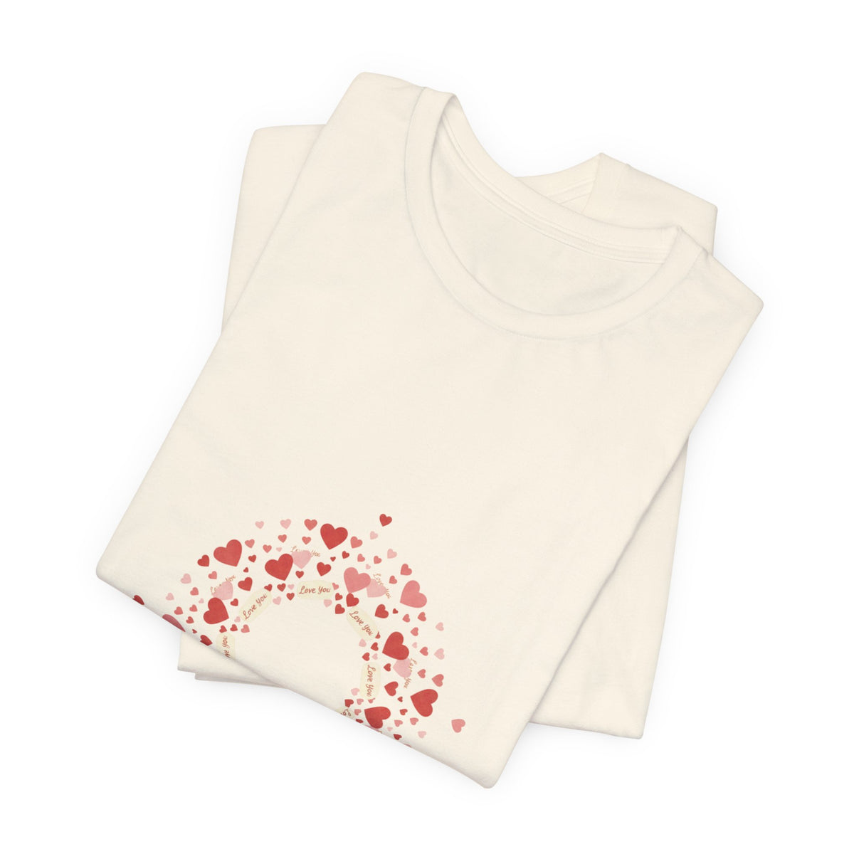 Tiny Heart Confetti Wreath tee | tiny heart design, heart pattern shirt