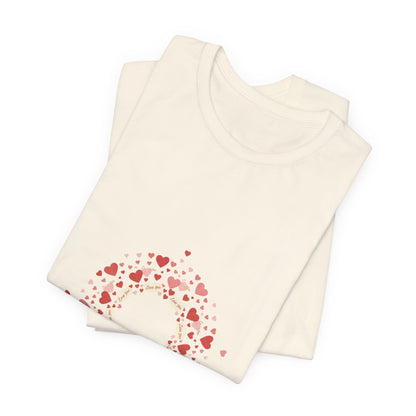 Tiny Heart Confetti Wreath tee | tiny heart design, heart pattern shirt