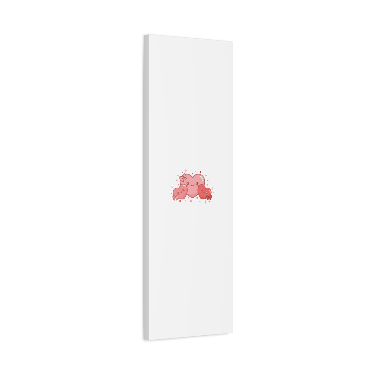 Kawaii Tiny Heart Trio Matte Canvas | tiny hearts, valentine doodle