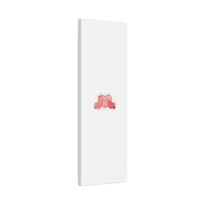 Kawaii Tiny Heart Trio Matte Canvas | tiny hearts, valentine doodle
