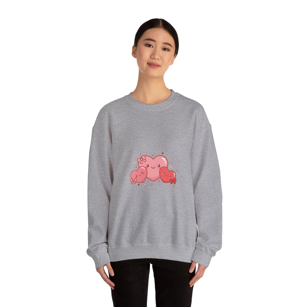 Tiny Heart Doodle Sweatshirt | tiny heart design, heart pattern shirt