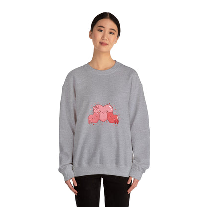 Tiny Heart Doodle Sweatshirt | tiny heart design, heart pattern shirt