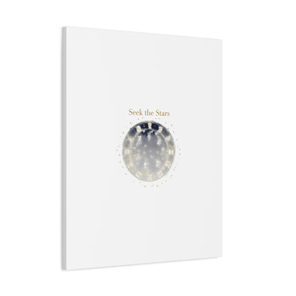 Seek the Stars Canvas | Celestial Astrology Art, Constellation Wall Decor
