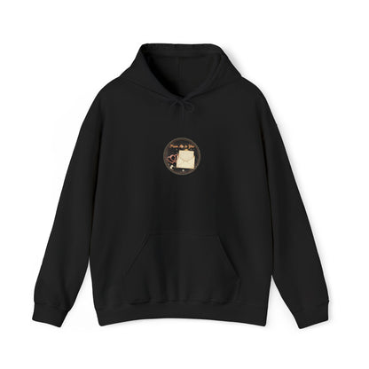 Love Letter Envelope Hoodie | Vintage Letter Art, wax seal romance