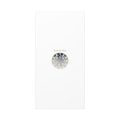 Seek the Stars Canvas | Celestial Astrology Art, Constellation Wall Decor