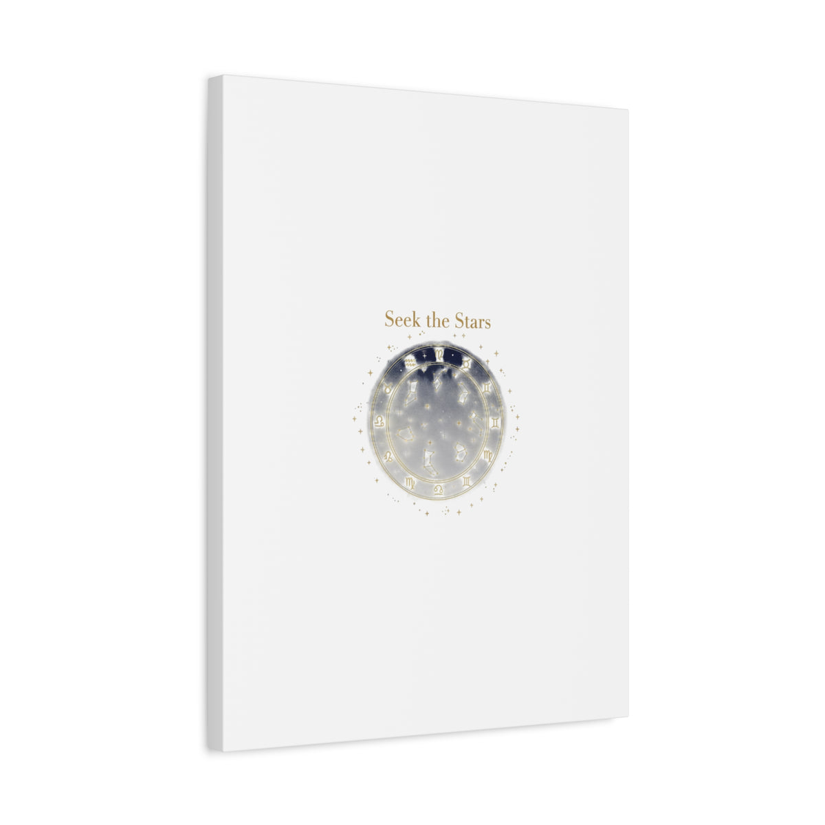 Seek the Stars Canvas | Celestial Astrology Art, Constellation Wall Decor