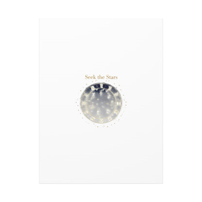 Seek the Stars Canvas | Celestial Astrology Art, Constellation Wall Decor