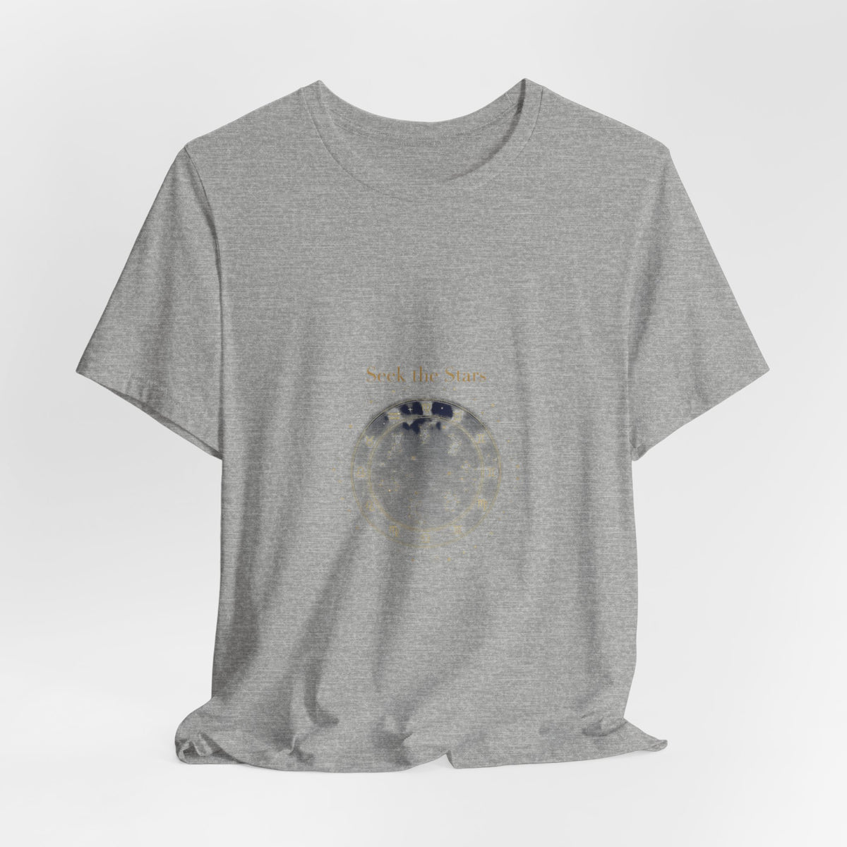 Seek the Stars Tee | celestial moon phase, minimalist astrology shirt