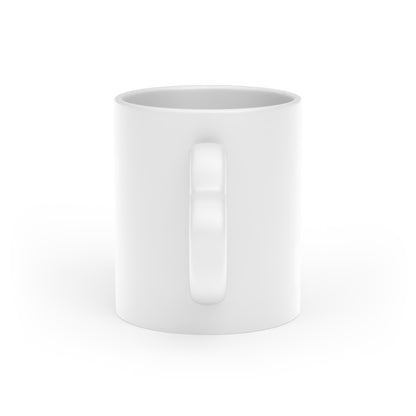 Heart-Shaped Mug — Cute Sunglasses Heart Pattern Coffee Mug (Love Is Overrated)