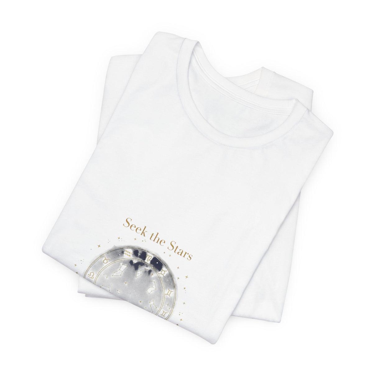 Seek the Stars Tee | celestial moon phase, minimalist astrology shirt