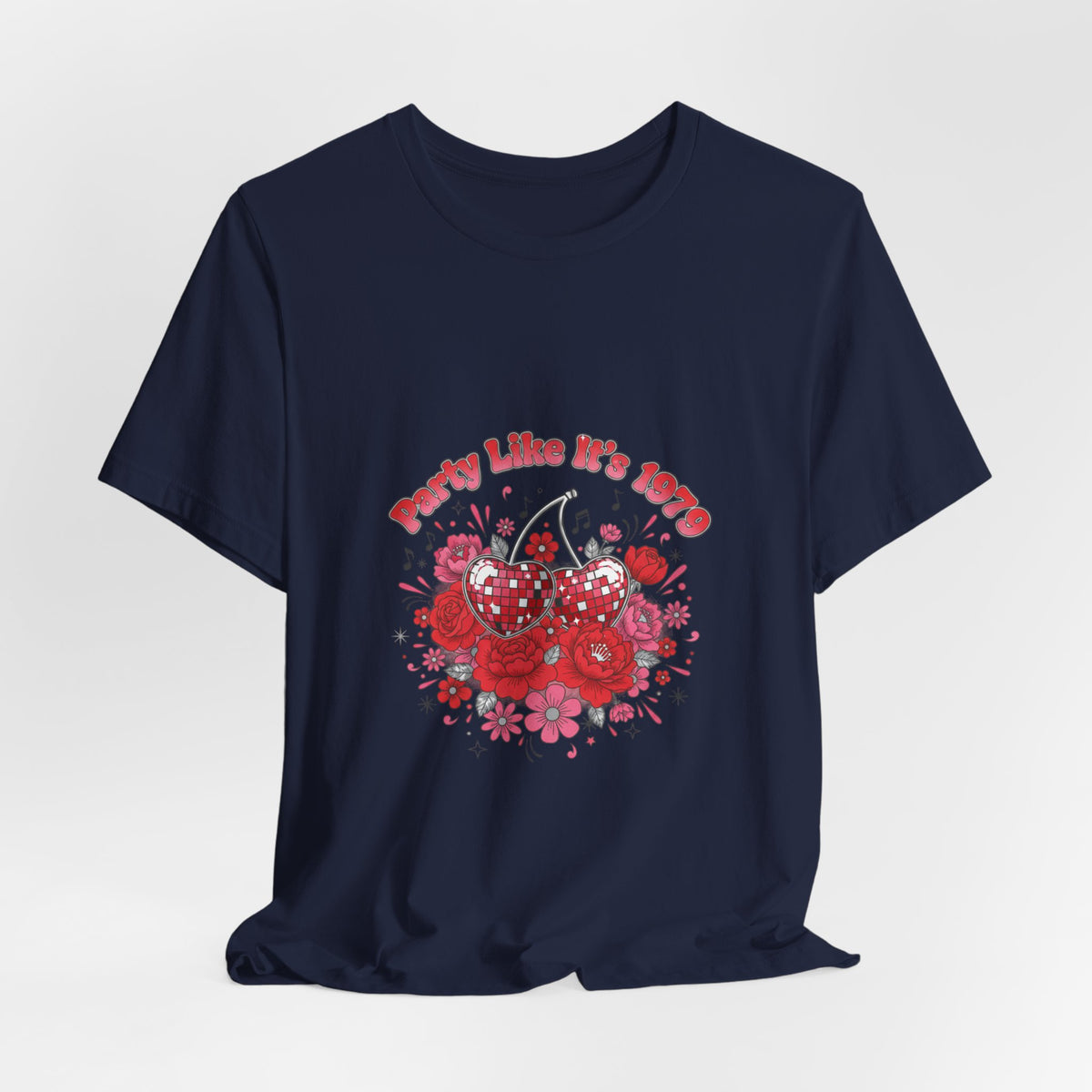 Disco Cherry Hearts Tee | sparkly hearts, retro romance