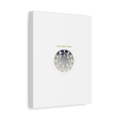 Seek the Stars Canvas | Celestial Astrology Art, Constellation Wall Decor