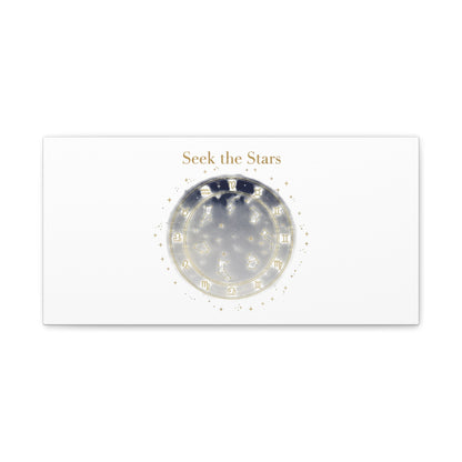 Seek the Stars Canvas | Celestial Astrology Art, Constellation Wall Decor