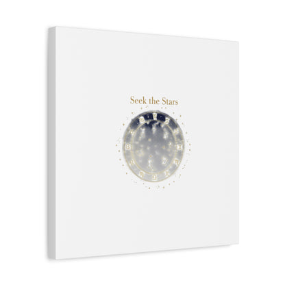 Seek the Stars Canvas | Celestial Astrology Art, Constellation Wall Decor