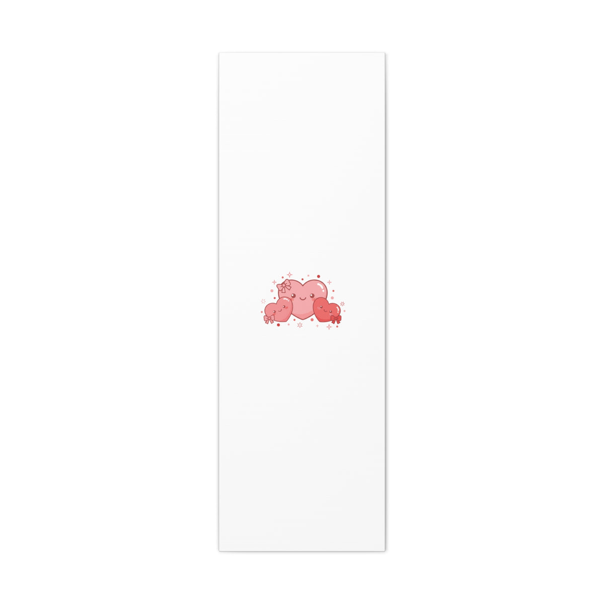 Kawaii Tiny Heart Trio Matte Canvas | tiny hearts, valentine doodle