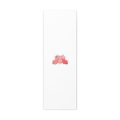 Kawaii Tiny Heart Trio Matte Canvas | tiny hearts, valentine doodle