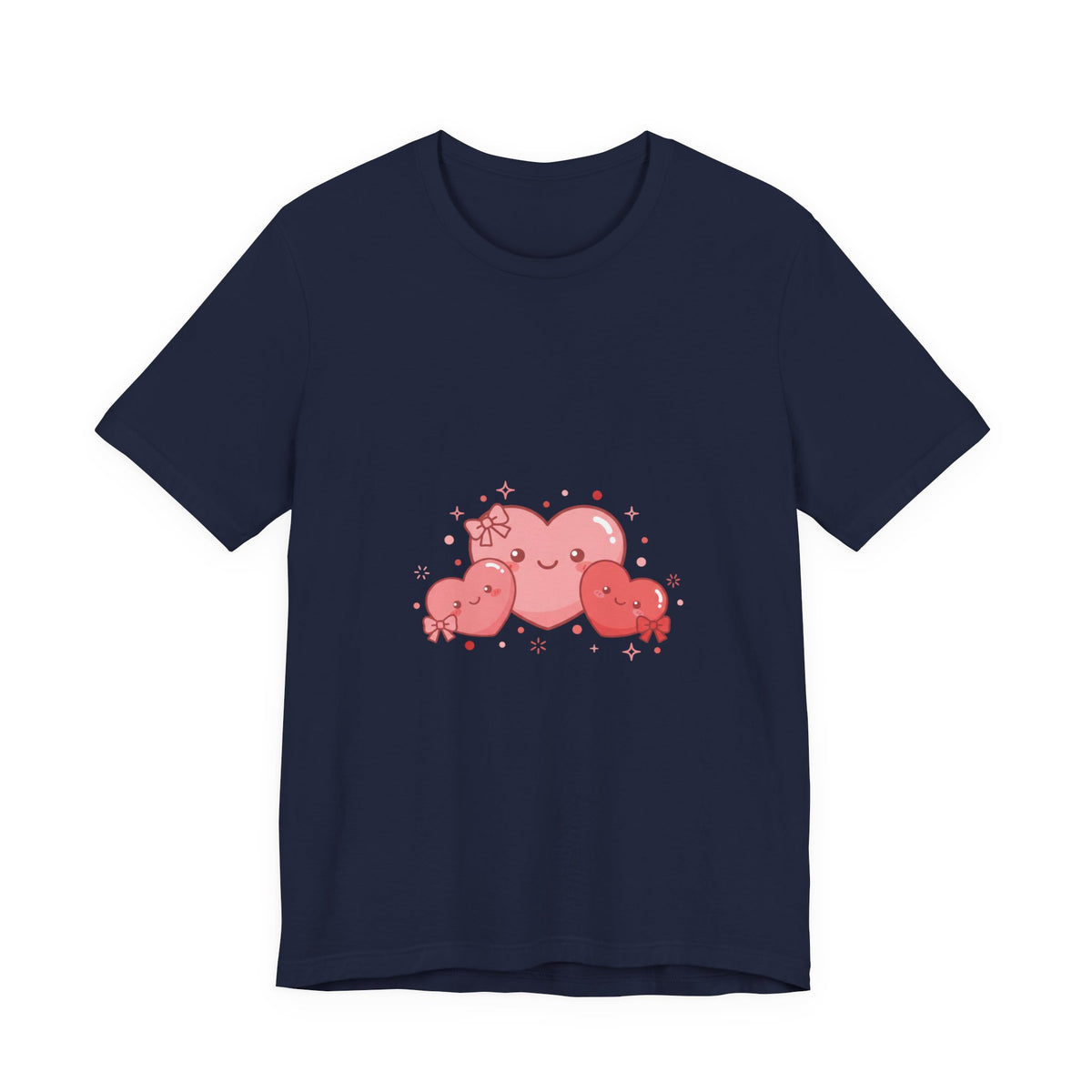Kawaii Tiny Heart Family Tee | tiny heart design, valentine doodle