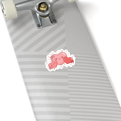 Cute Tiny Heart Trio Kiss-Cut Stickers | Tiny Heart Design, Valentine Doodle