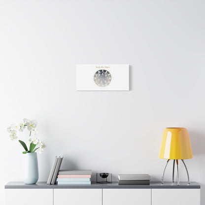 Seek the Stars Canvas | Celestial Astrology Art, Constellation Wall Decor