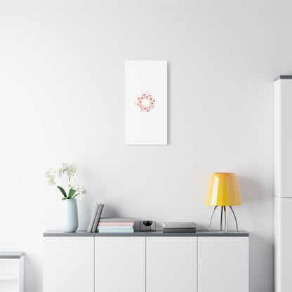 Tiny Heart Wreath Canvas | tiny heart design, valentine doodle