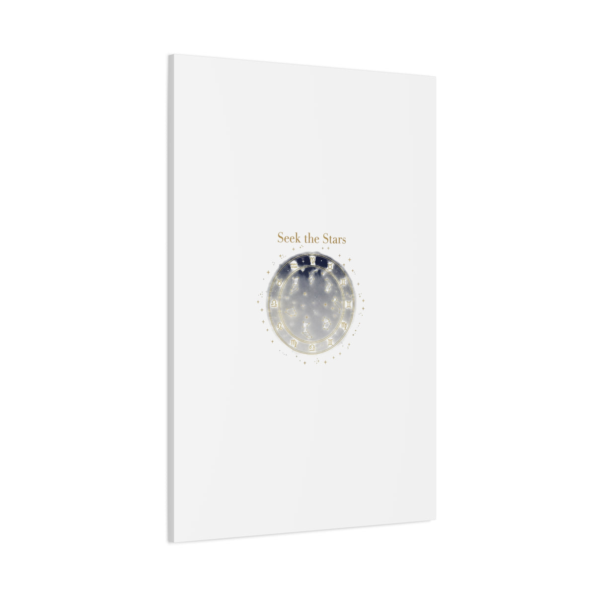 Seek the Stars Canvas | Celestial Astrology Art, Constellation Wall Decor
