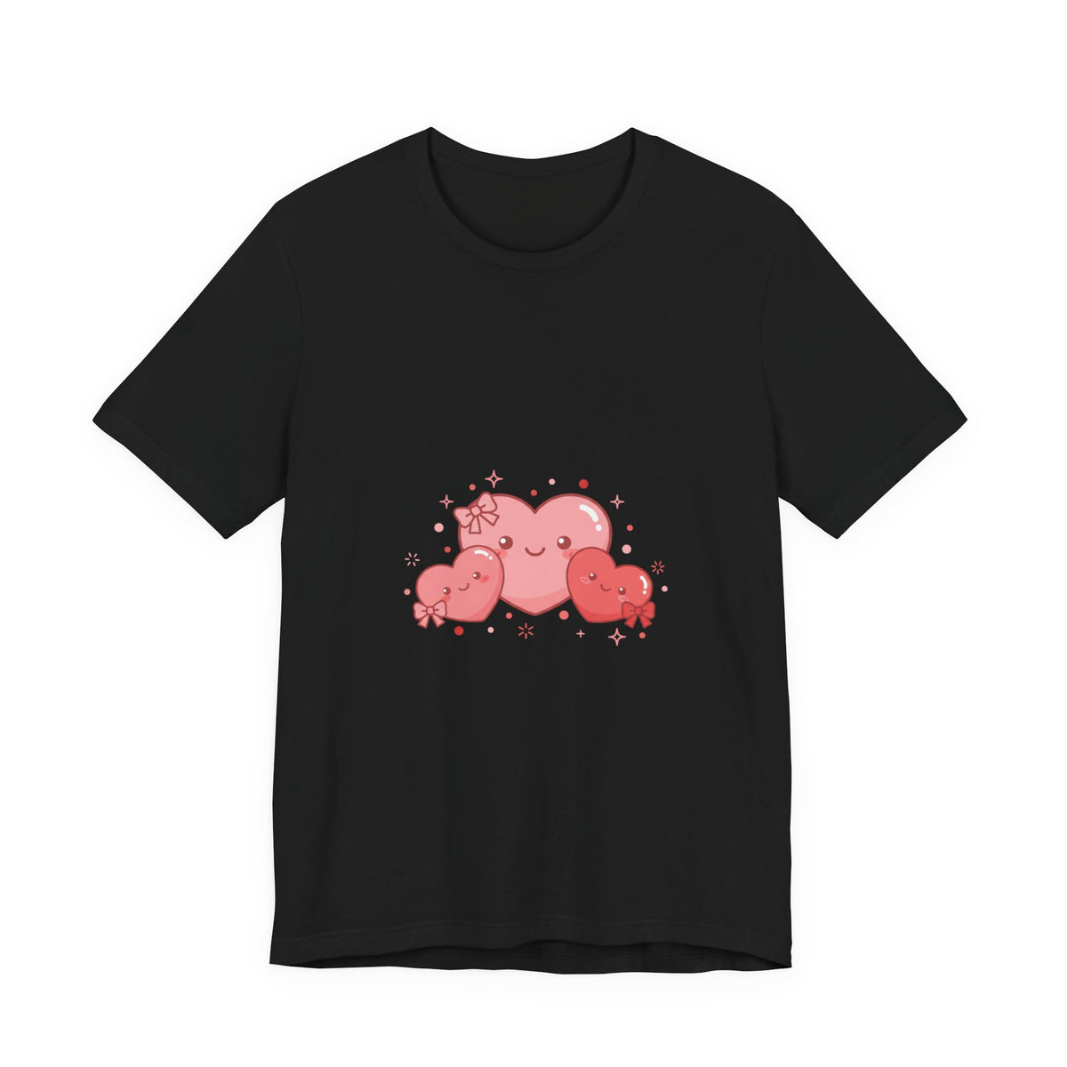 Kawaii Tiny Heart Family Tee | tiny heart design, valentine doodle