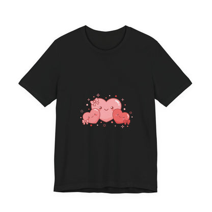 Kawaii Tiny Heart Family Tee | tiny heart design, valentine doodle