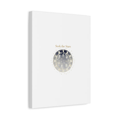 Seek the Stars Canvas | Celestial Astrology Art, Constellation Wall Decor
