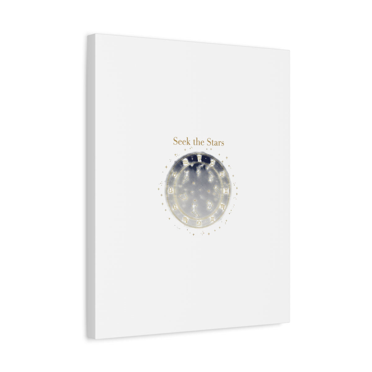 Seek the Stars Canvas | Celestial Astrology Art, Constellation Wall Decor