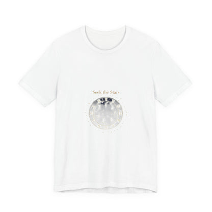 Seek the Stars Tee | celestial moon phase, minimalist astrology shirt
