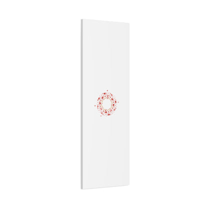 Tiny Heart Wreath Canvas | tiny heart design, valentine doodle