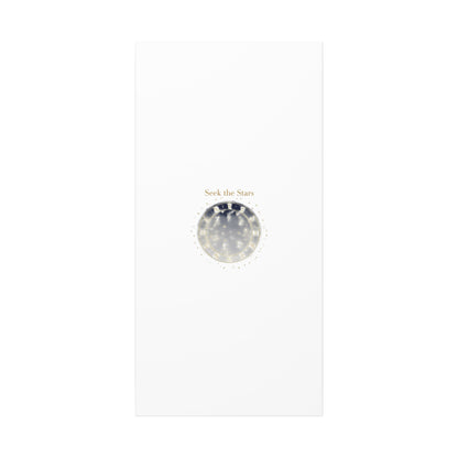 Seek the Stars Canvas | Celestial Astrology Art, Constellation Wall Decor